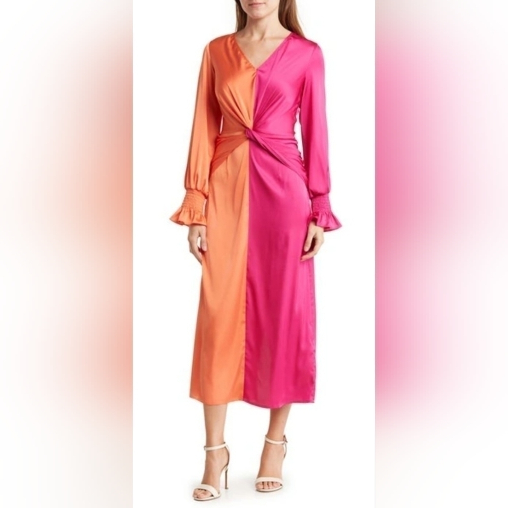 COLORBLOCK twist front dress 🤪 👌 ✨️